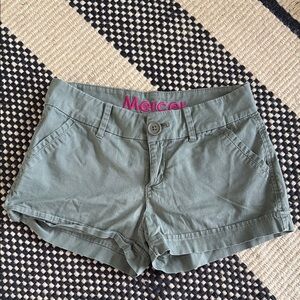 Women's Green Shorts